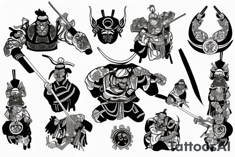 Samurai tattoo idea