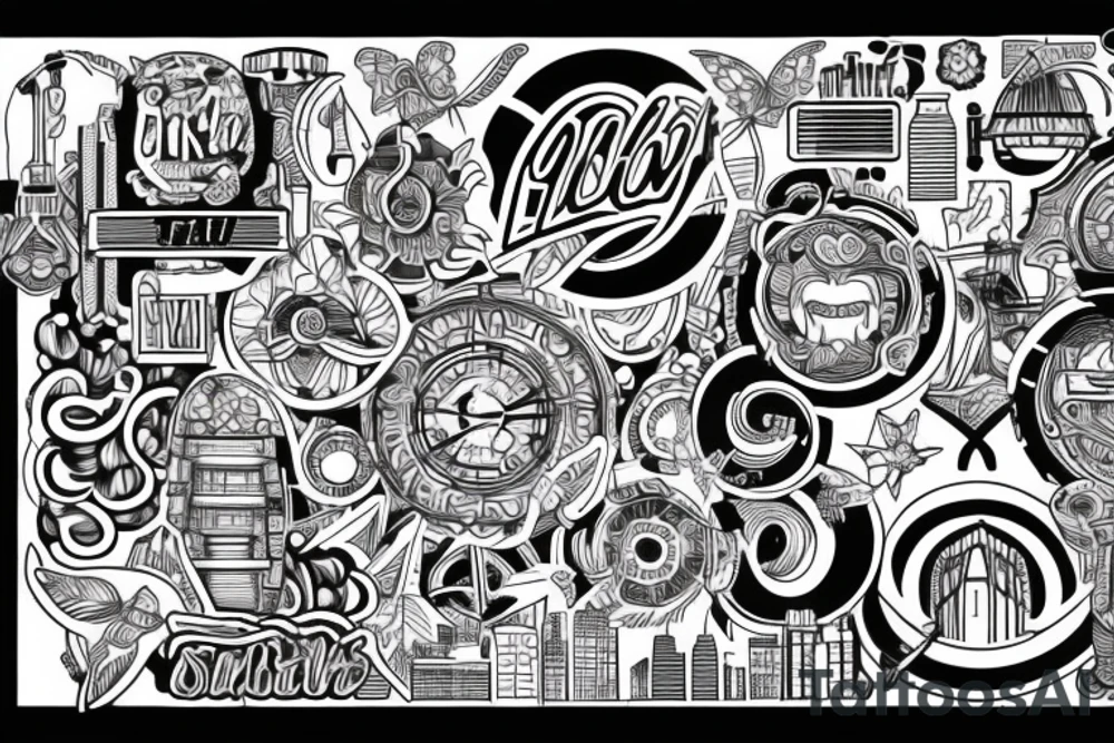 City building tattoo idea