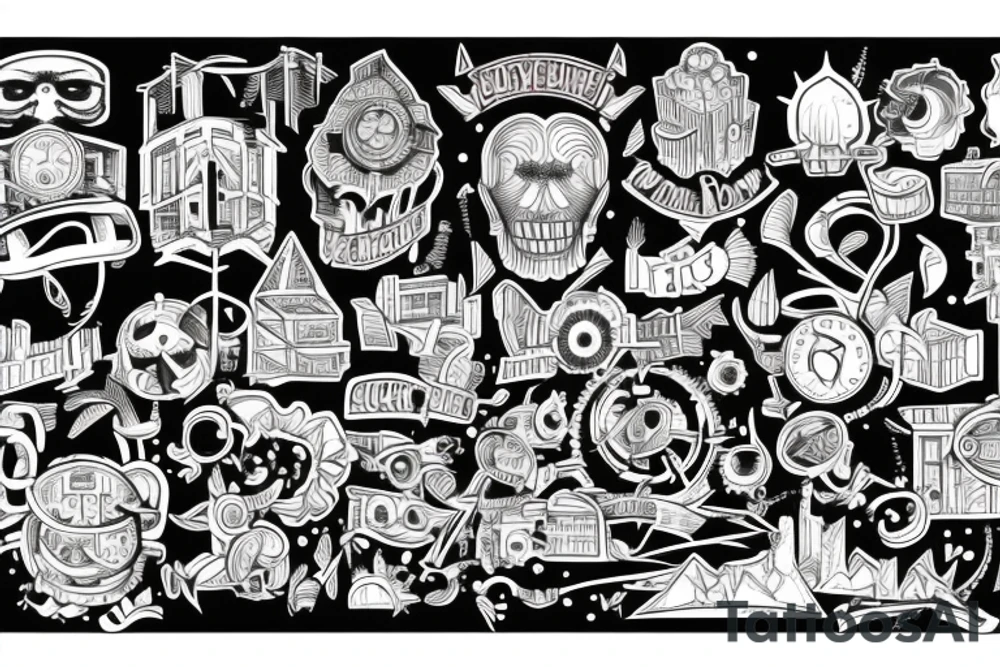 City building tattoo idea