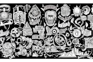 City building tattoo idea