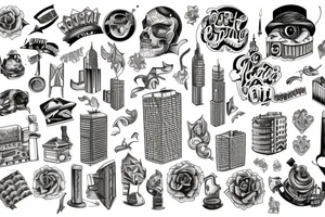 City building tattoo idea