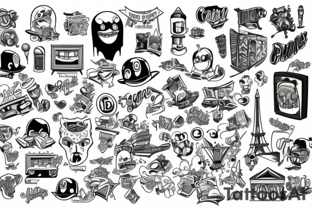 City building tattoo idea