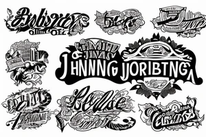 johannesburg city buildings tattoo idea
