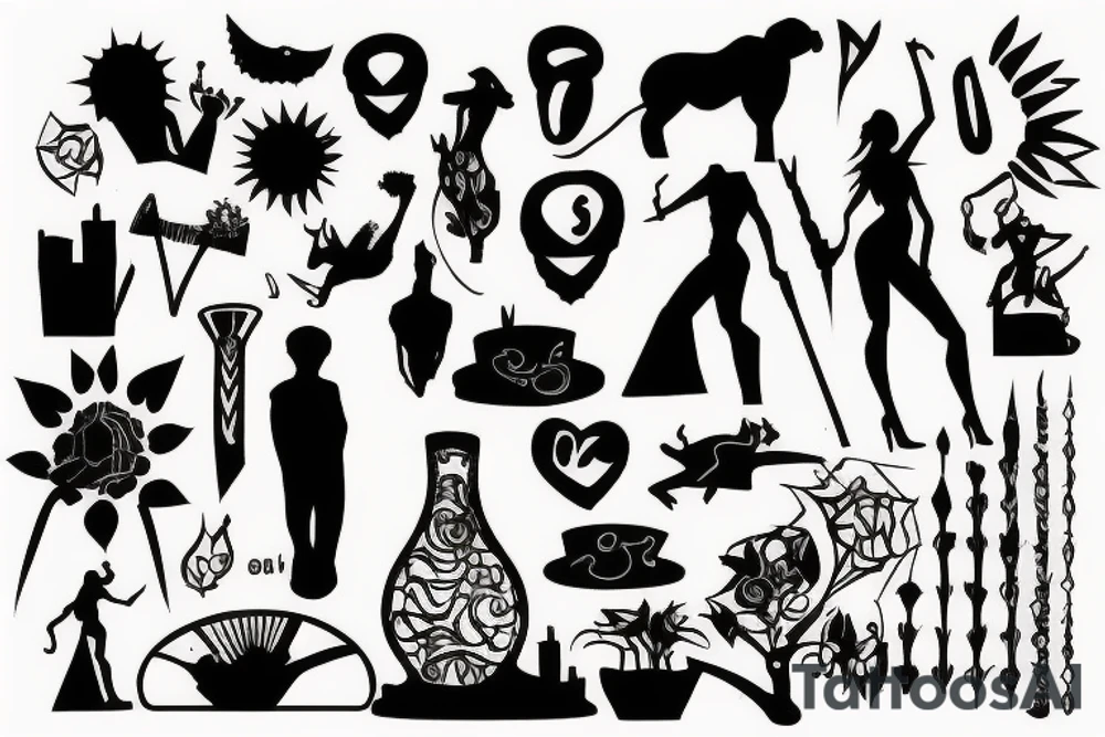 johannesburg silhouette tattoo idea