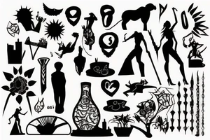 johannesburg silhouette tattoo idea