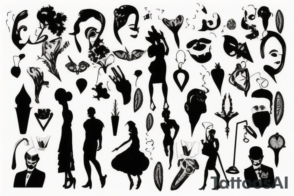 Johannesburg silhouette tattoo idea