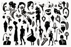 Johannesburg silhouette tattoo idea