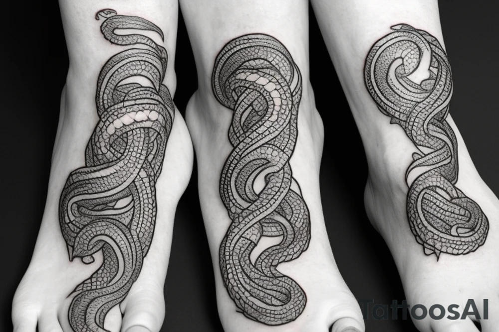 Jormungandr wrapped around my ankle tattoo idea Jormungandr wrapped around my ankle tattoo idea