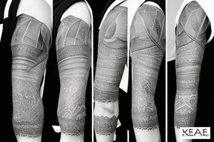 nordic arm sleeve tattoo idea