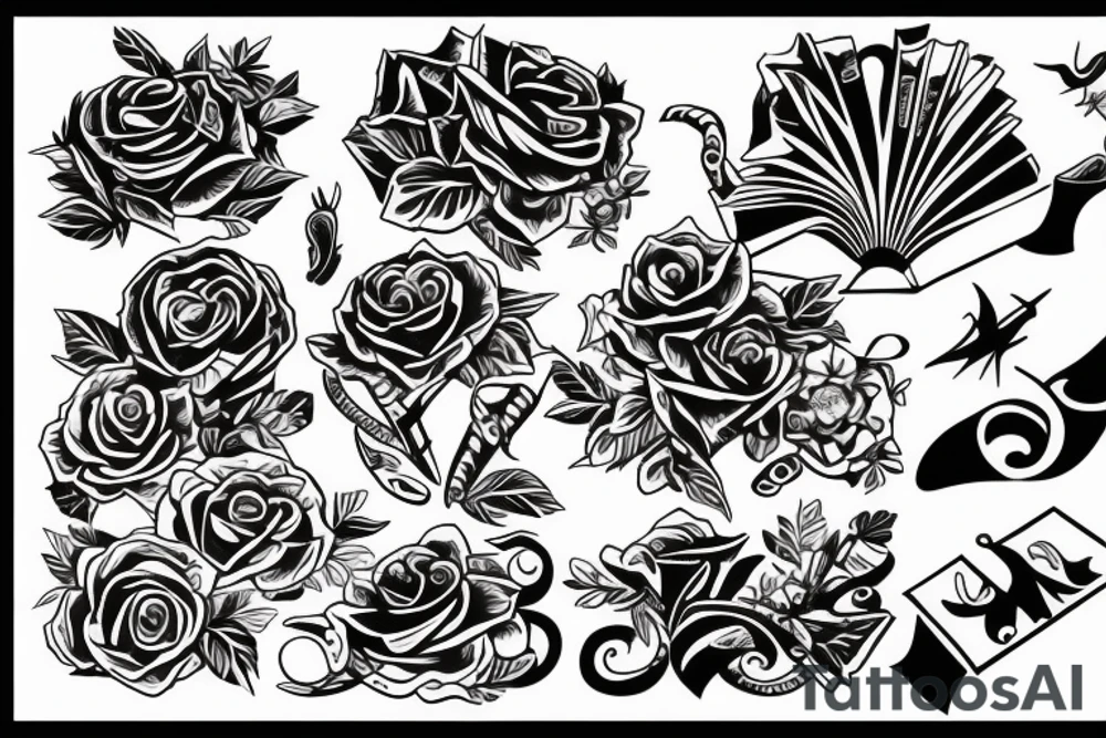 open book tattoo idea