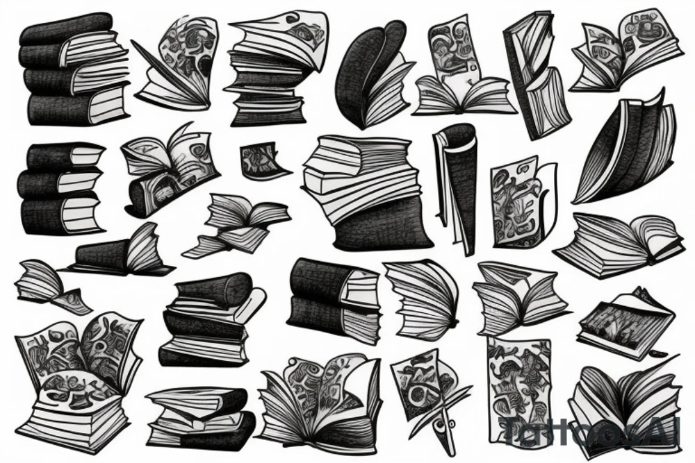 book tattoo idea