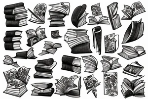 book tattoo idea