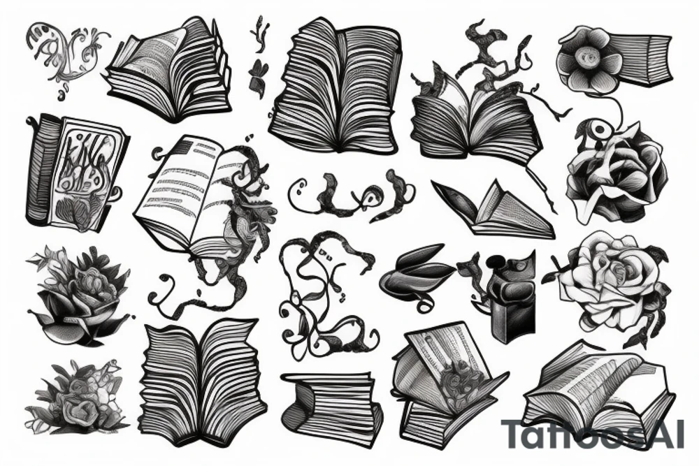 book tattoo idea