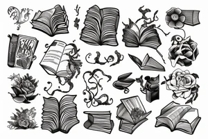 book tattoo idea