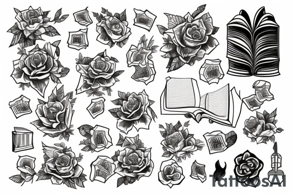 book tattoo idea
