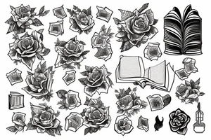 book tattoo idea