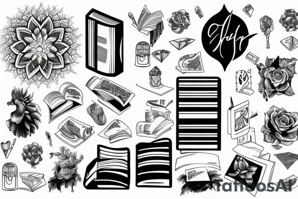 book tattoo idea