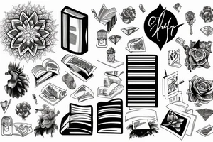 book tattoo idea