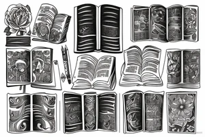book tattoo idea
