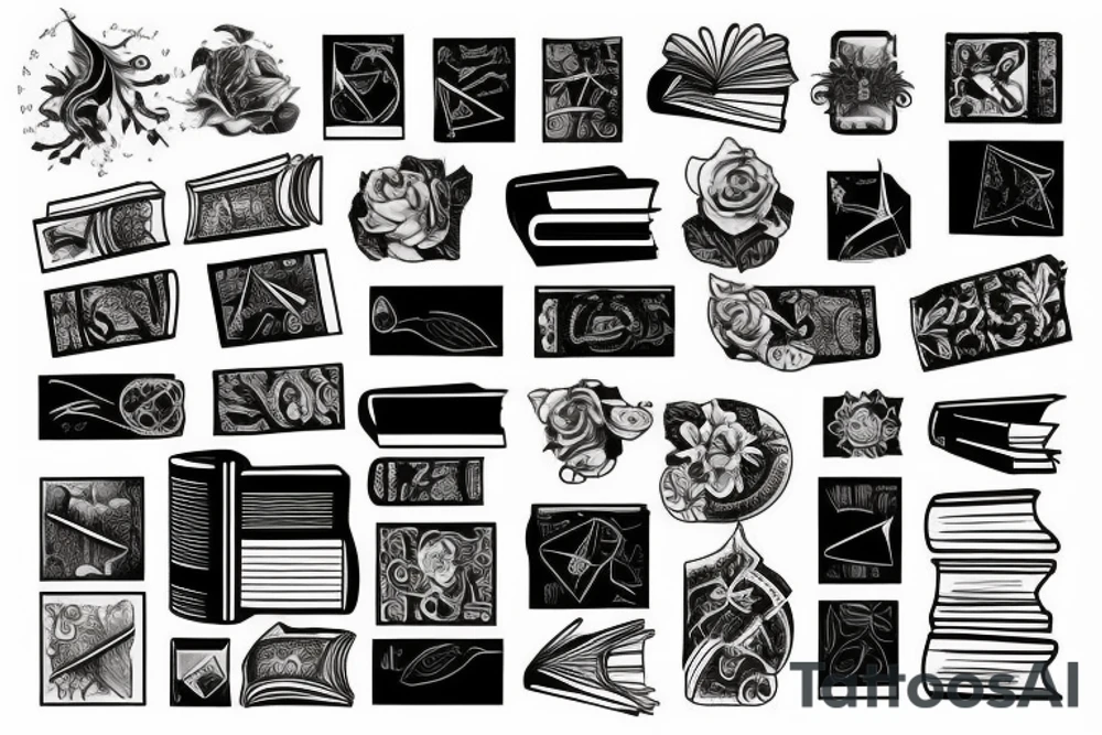 book tattoo idea