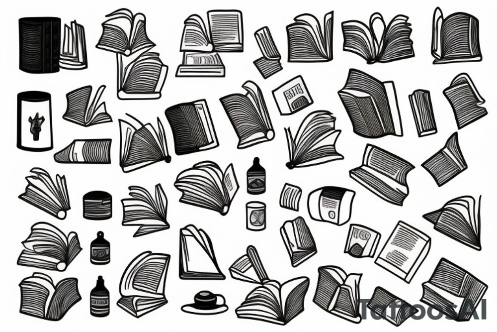 book tattoo idea