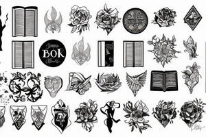book tattoo idea
