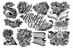 book tattoo idea