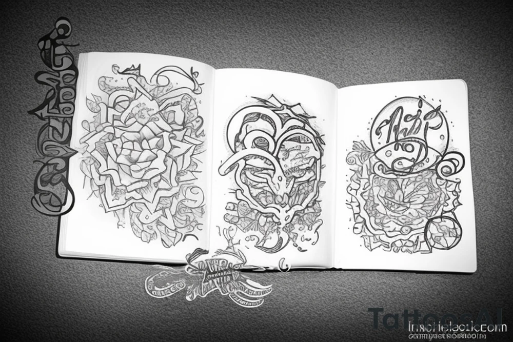 book tattoo idea