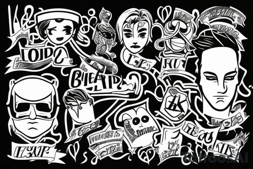tv show friends tattoo idea
