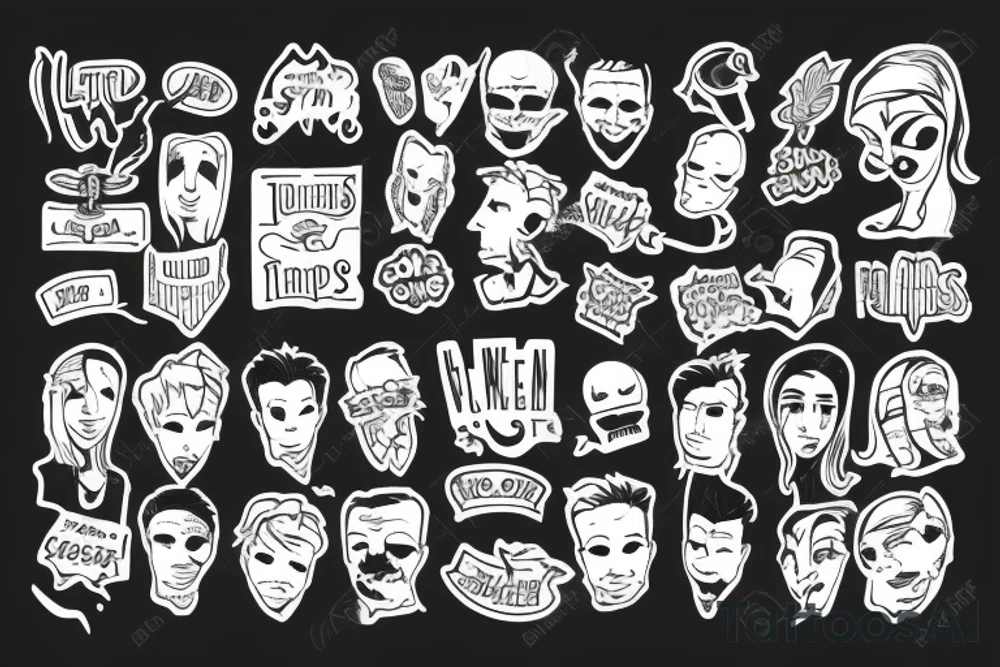 tv show friends tattoo idea