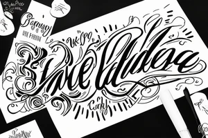 ‘Take care’ in cursive fine line tattoo idea