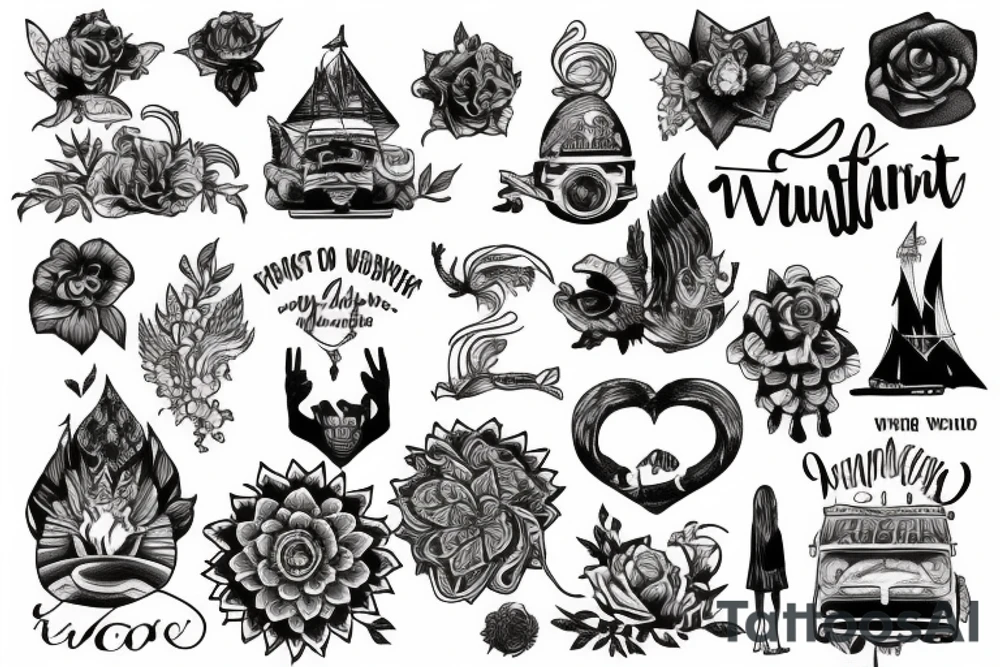 wanderlust tattoo idea