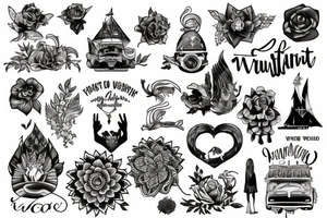 wanderlust tattoo idea