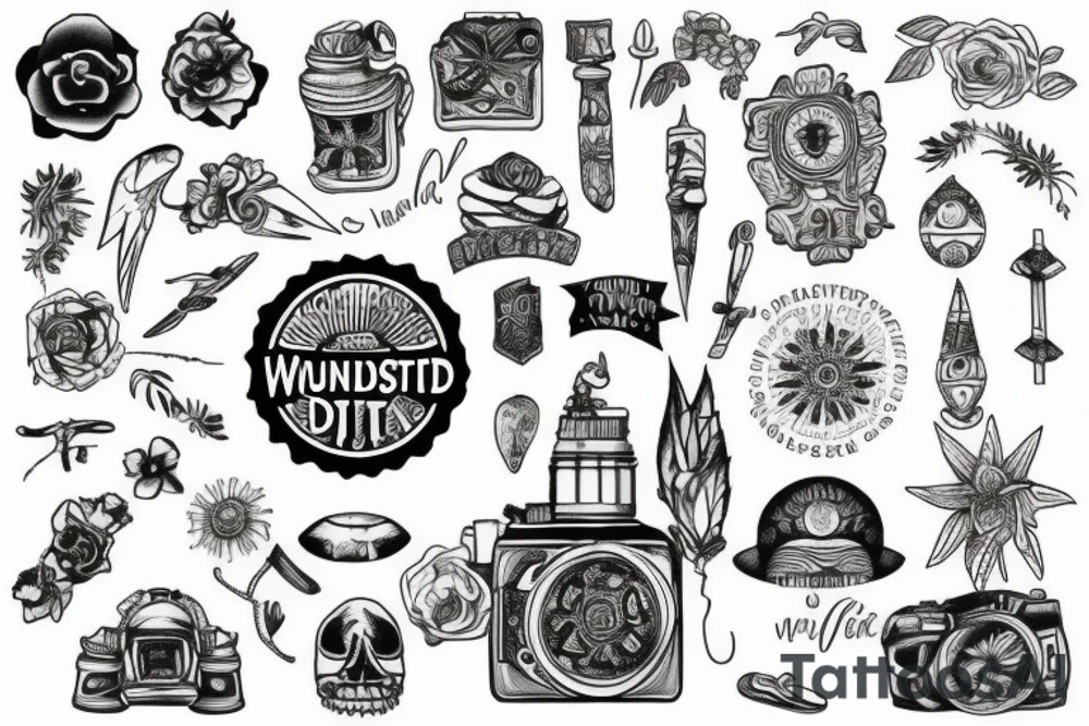 wanderlust tattoo idea