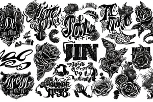 Script writing 
BILLIE tattoo idea