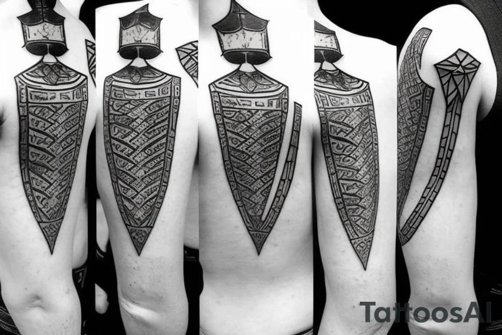 Knight chess piece tattoo idea
