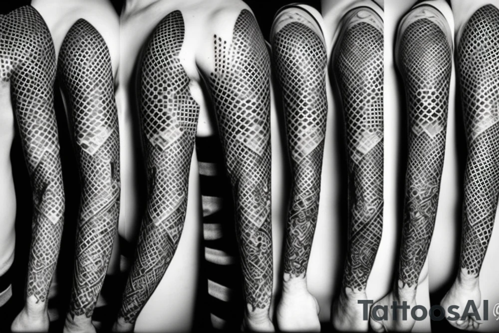 Minimalstic chess pieces standing next to each other:
Pawn
Rook'
Knight tattoo idea