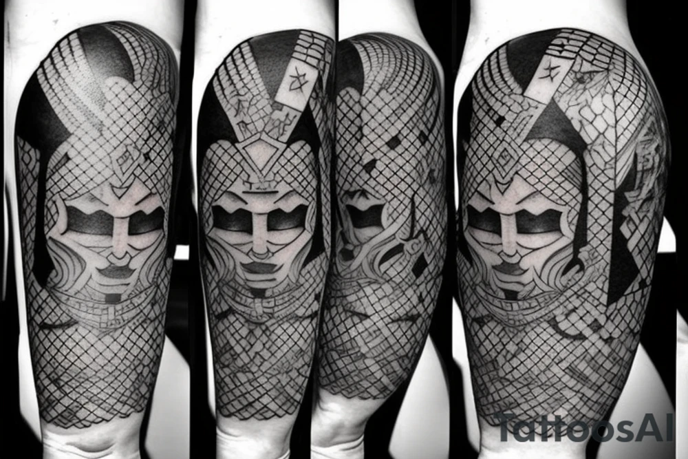 3 chess pieces standing next to each other:
Pawn
Rook'
Knight tattoo idea