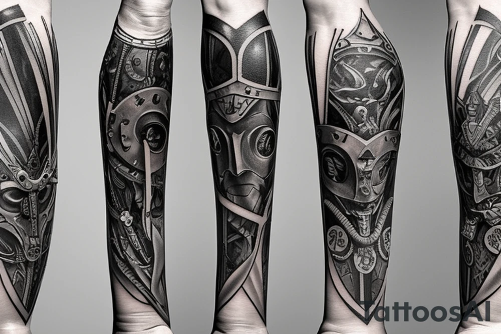 3 chess pieces standing next to each other:
Pawn
Rook'
Knight tattoo idea