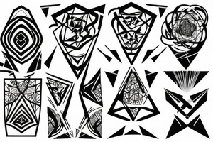 Carbon structure tattoo idea