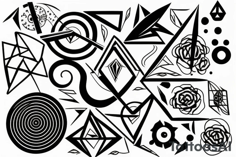 Carbon structure tattoo idea