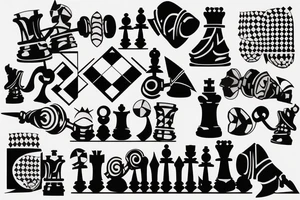 chess pawn tattoo idea