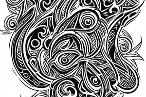 I need a sketch in neo-tribal style tattoo idea