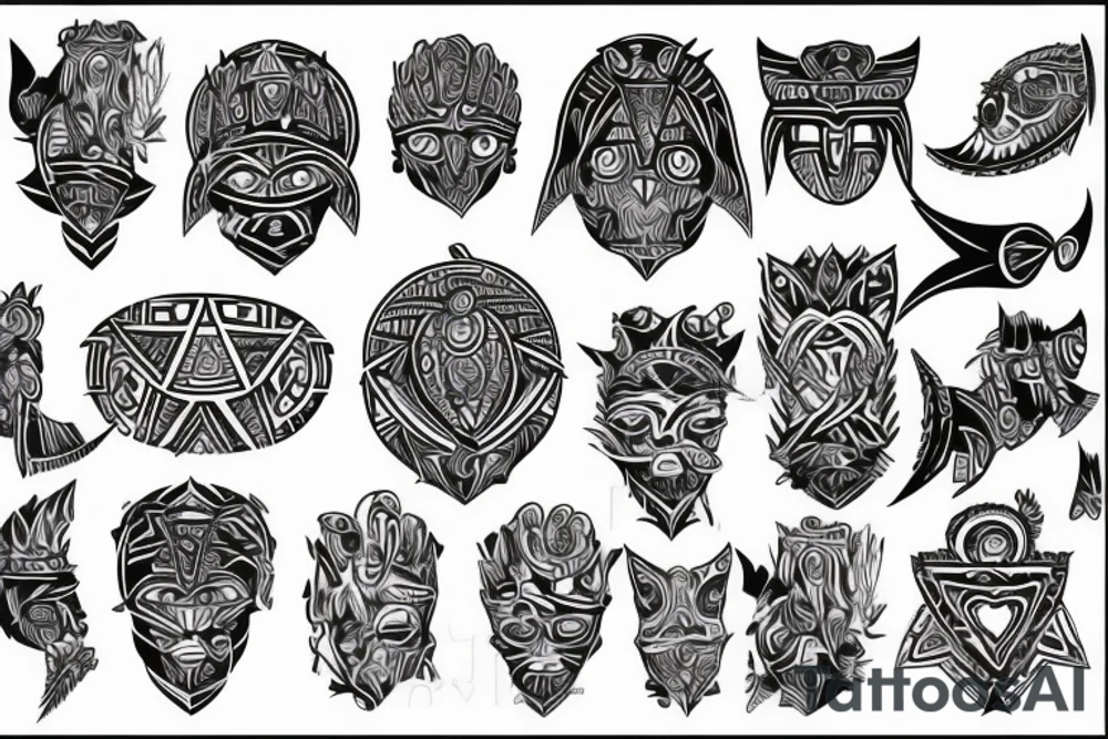 tribal tattoo idea