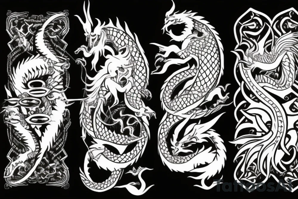 the Dragon tattoo idea