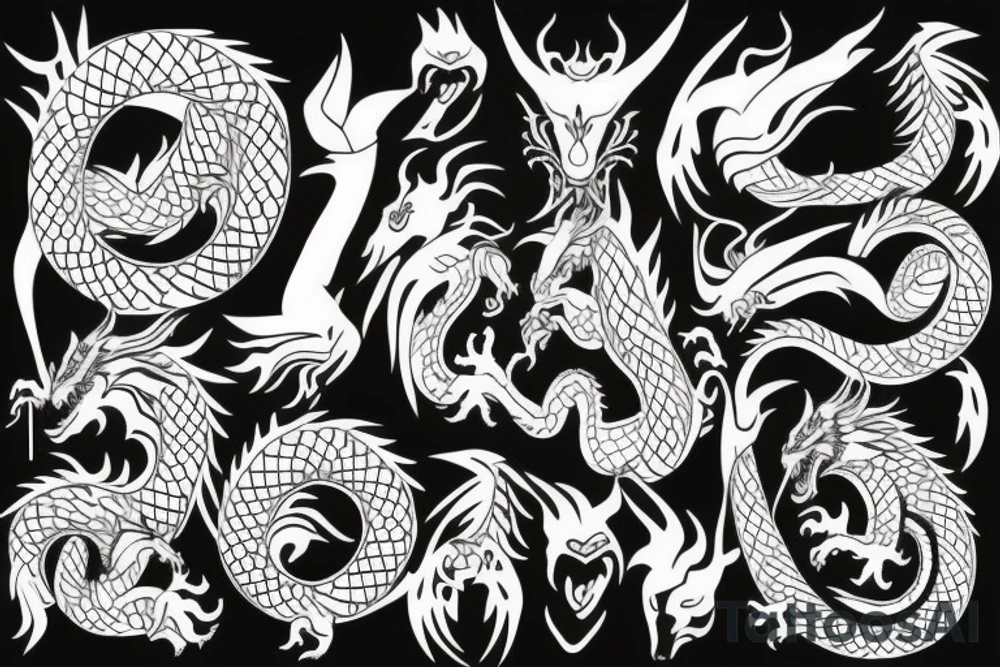 the Dragon tattoo idea