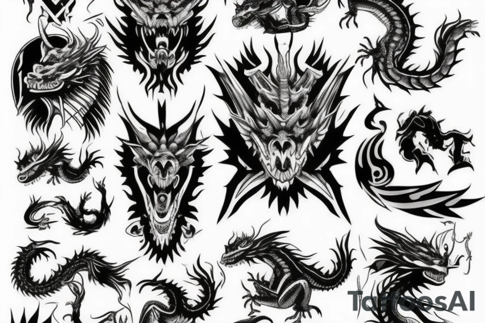 the Dragon tattoo idea