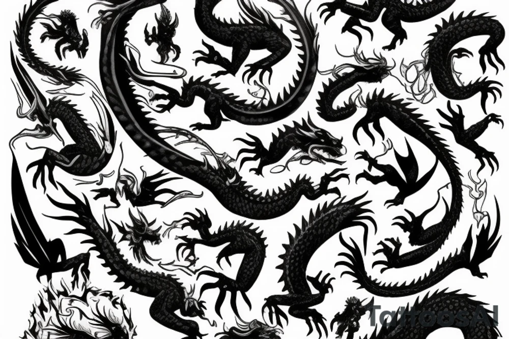 the Dragon tattoo idea