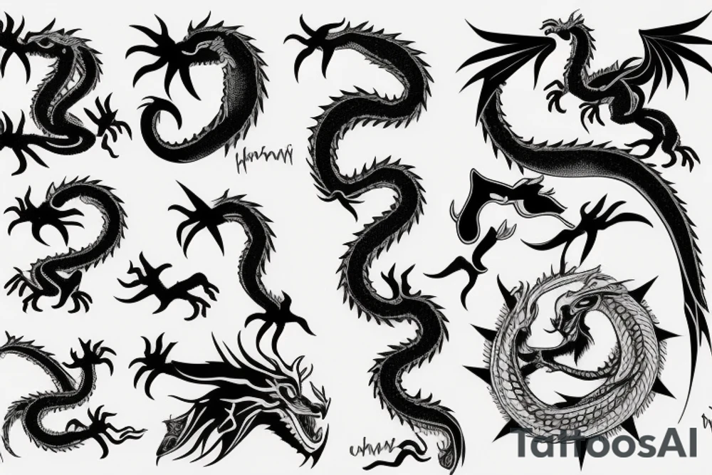 the Dragon tattoo idea