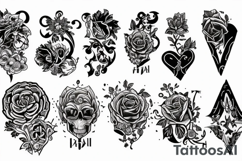 Абстракция tattoo idea